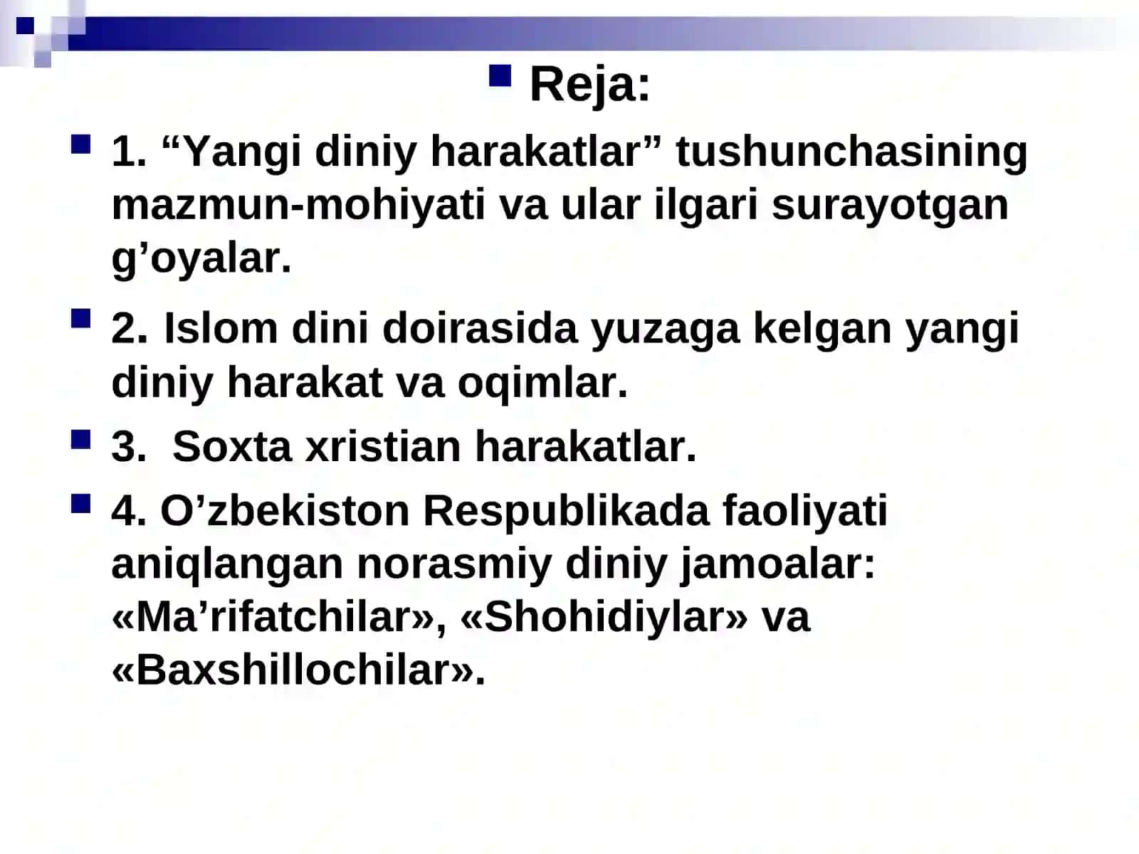 Yangi diniy harakatlar 2