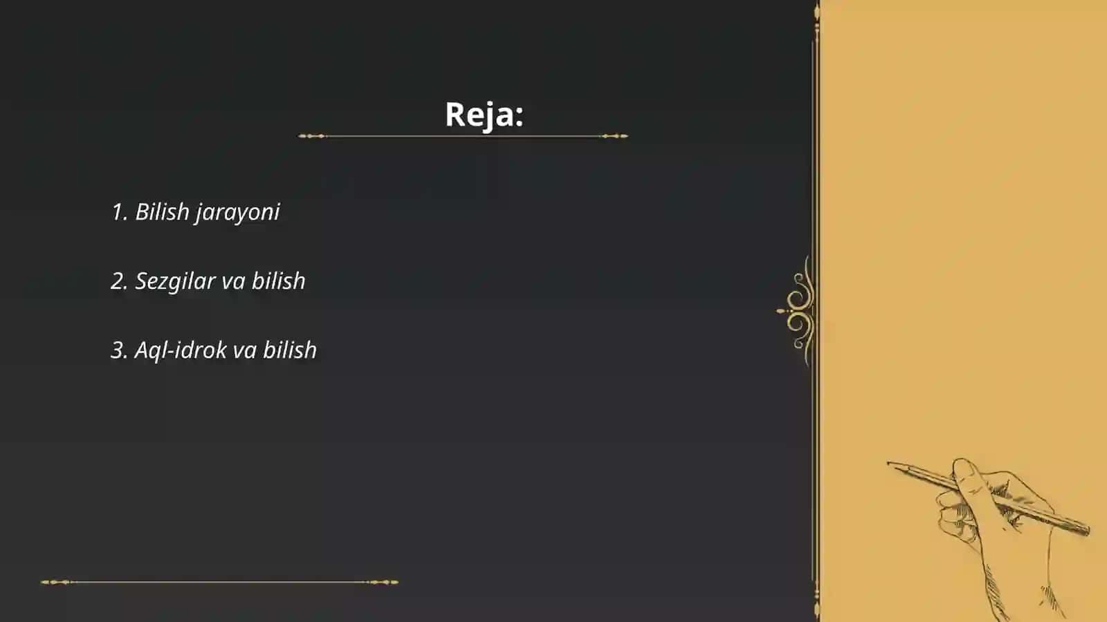 Gnoseologiya bilish nazariyasi 2