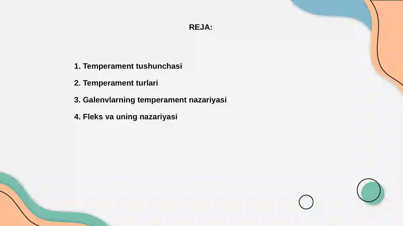 Temperament va uning nazariyalari 2