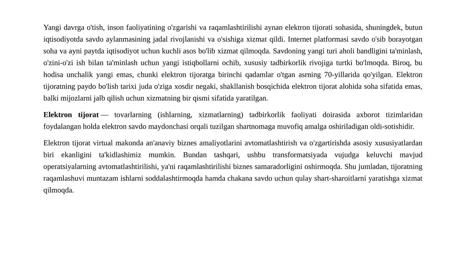 IQTISODIYOTDA AXBOROT TIZIMLARI. SUN’IY INTELLEKT 2