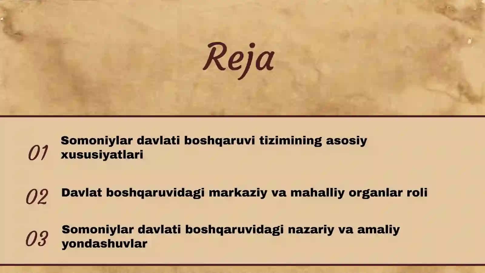 Somoniylar Davlatida Davlat Boshqaruvi 2