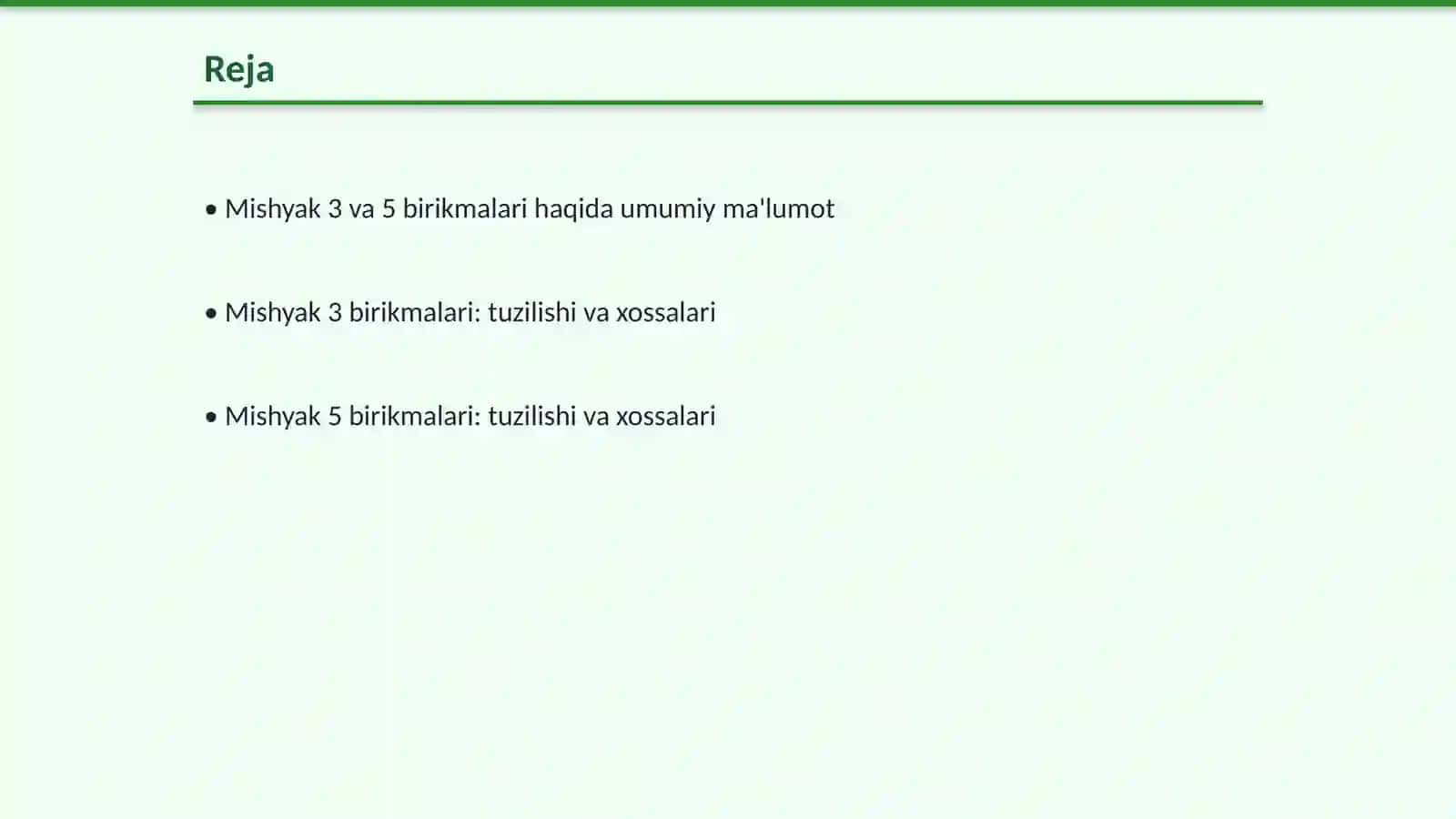 Mishyak 3 va 5 birikmalari va ularning xossalari 2