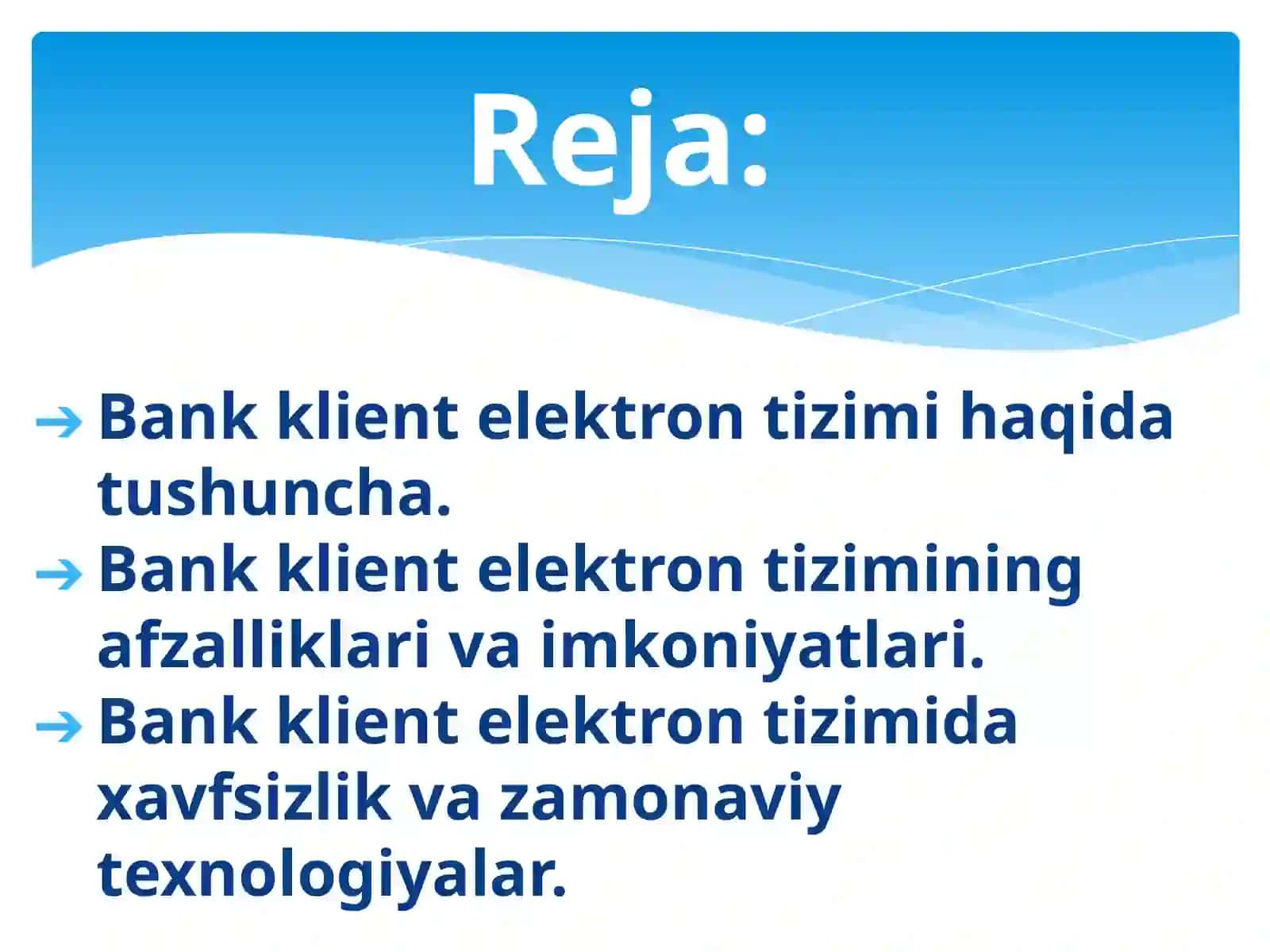 Bank klient elektron tizimi 2