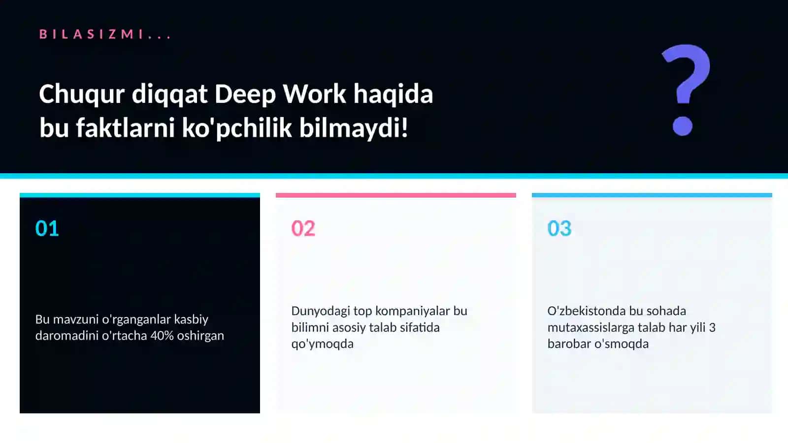 Chuqur diqqat Deep Work 2