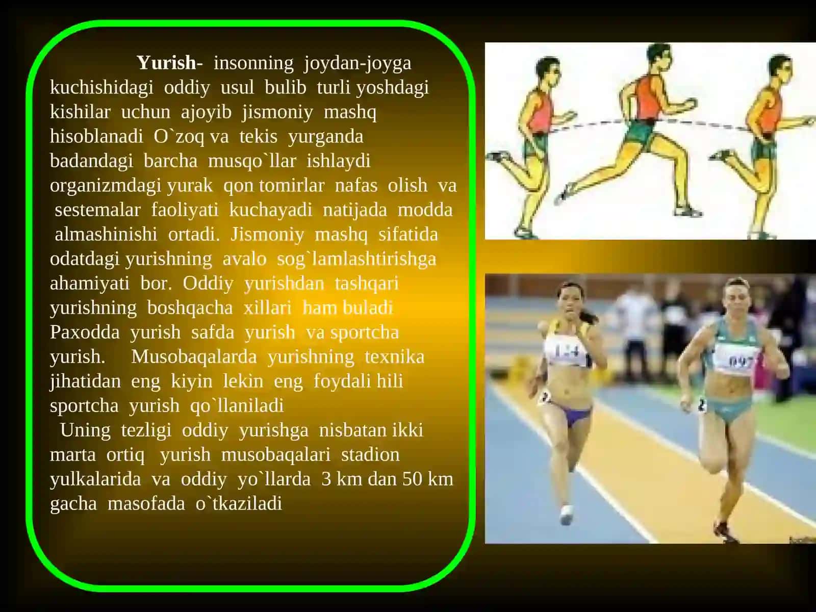 Yurish turlari 2