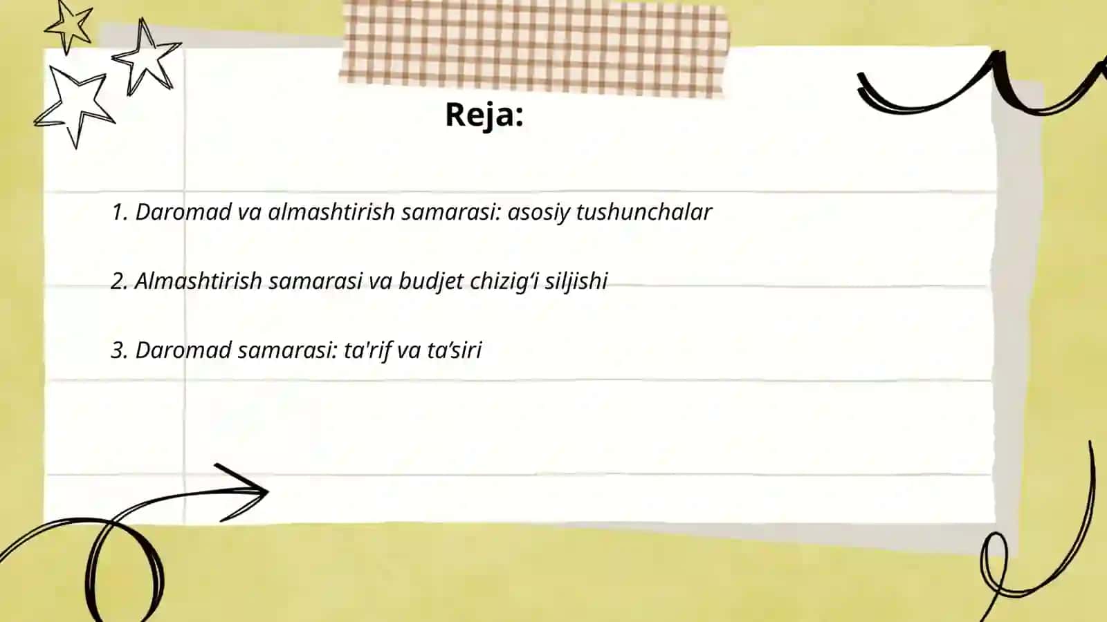 Daromad va almashtirish samarasi 2