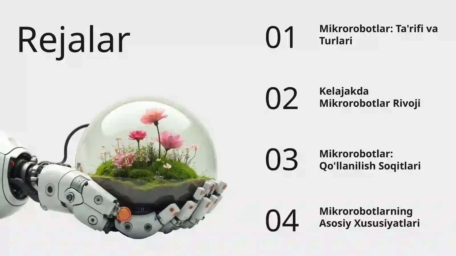 Mikrorobotlar va ularning xususiyatlari 2