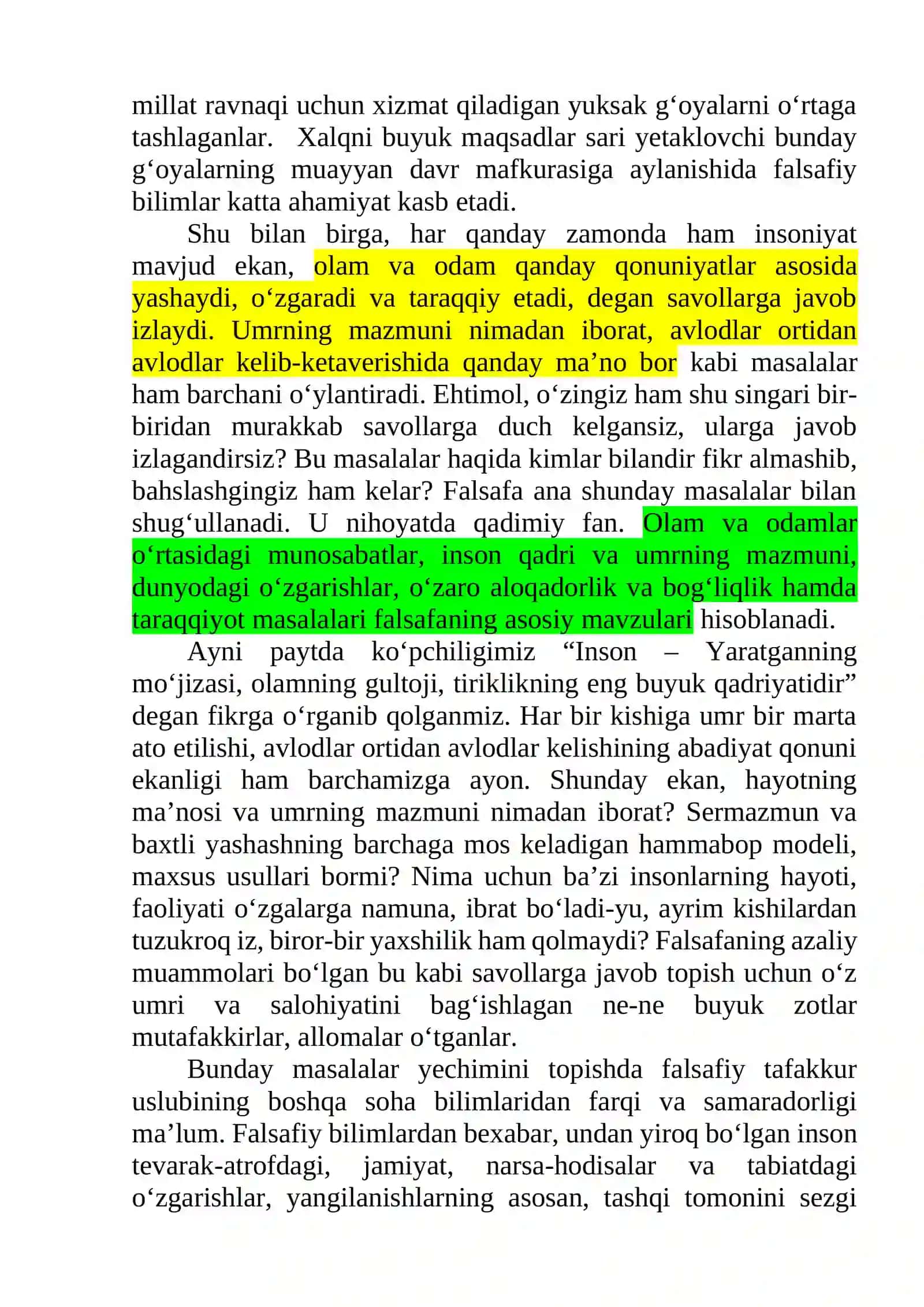 Falsafaning mohiyati va jamiyat taraqqiyotidagi roli 2