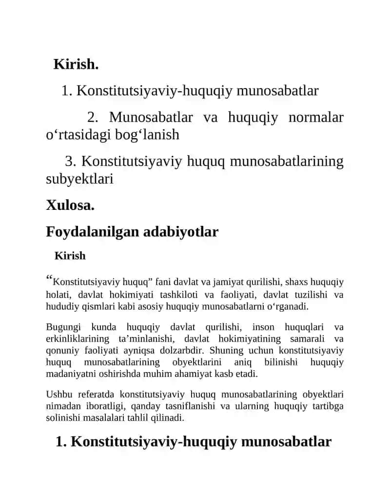 Konstitutsiyaviy-huquqiy munosabatlar 2