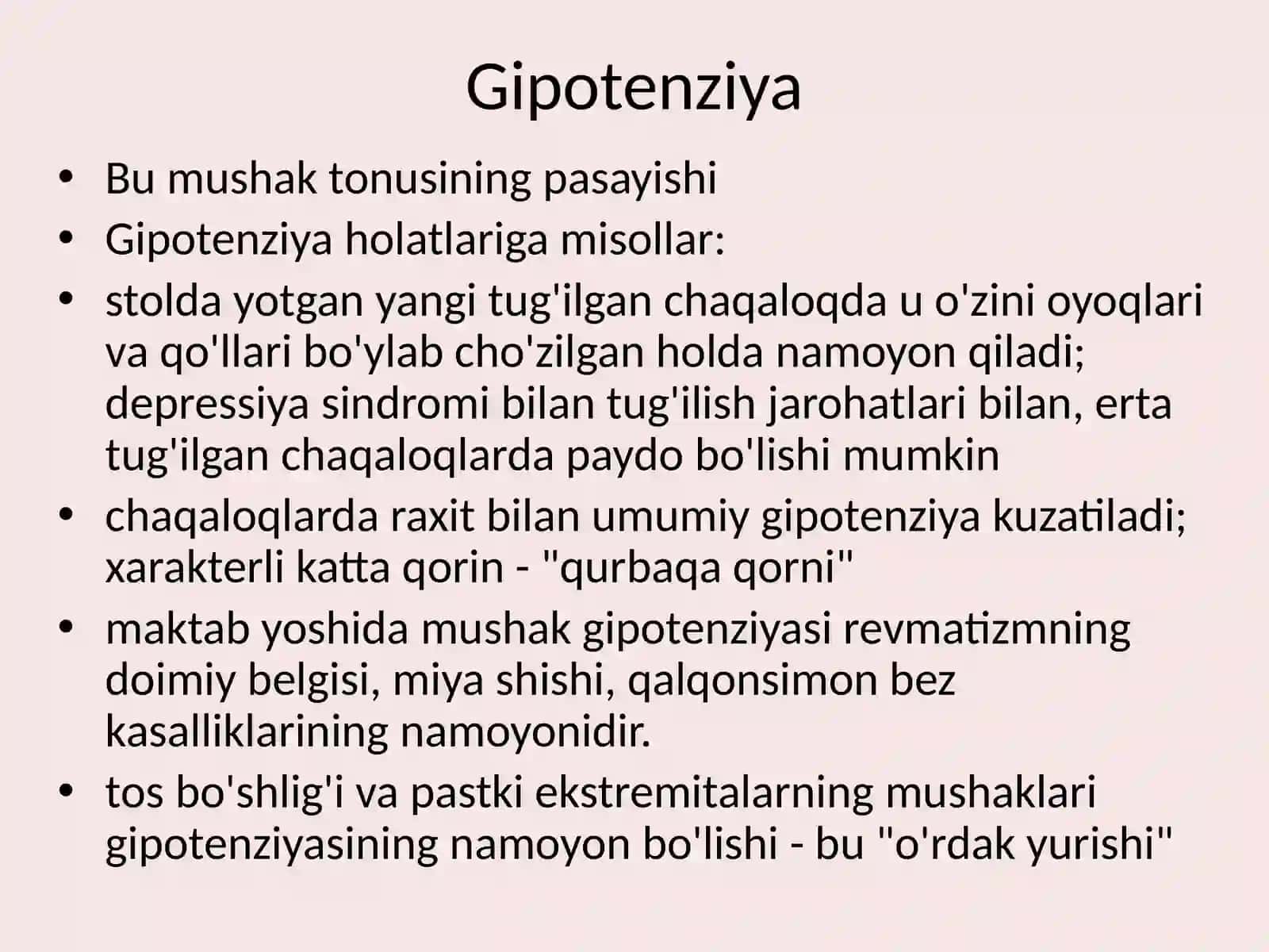 Bolalardamushak tizimining anatomo- fiziologik hususiyatlari 2