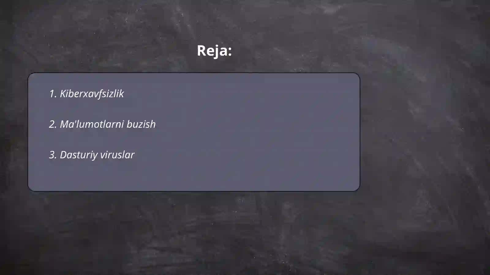 Kiberxavfsizlik 2