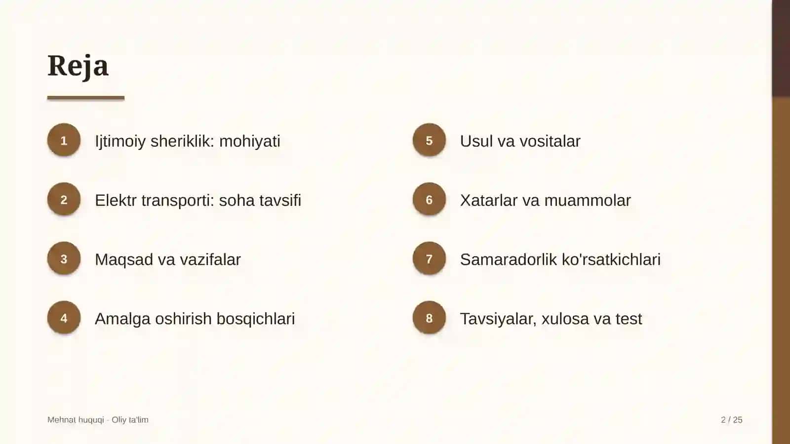 Elektr transportida ijtimoiy sheriklik 2