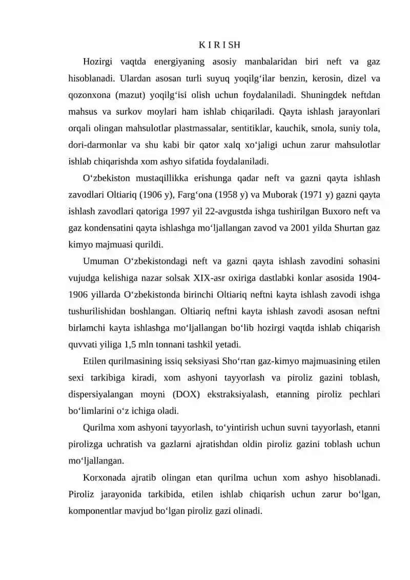 Etilen bug‘kompressor sovutish qurilmasi avtomatlashtirish 2