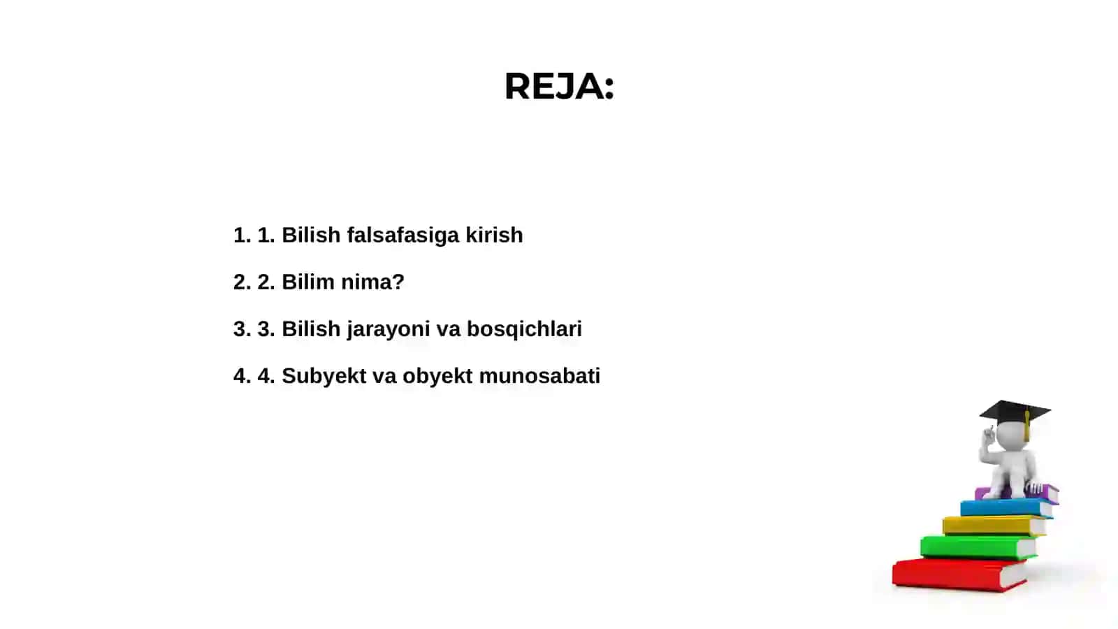 Bilish falsafasi 2