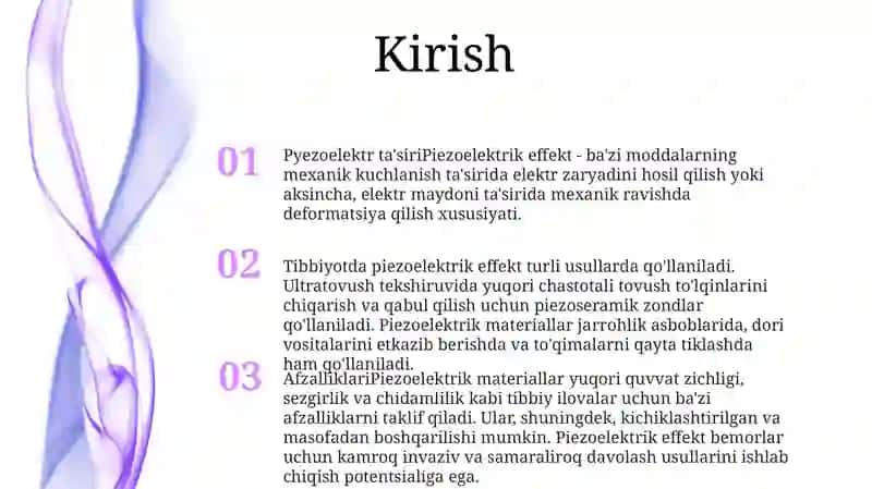 Piezoelektr ta'siriPiezoelektrik effekt 2