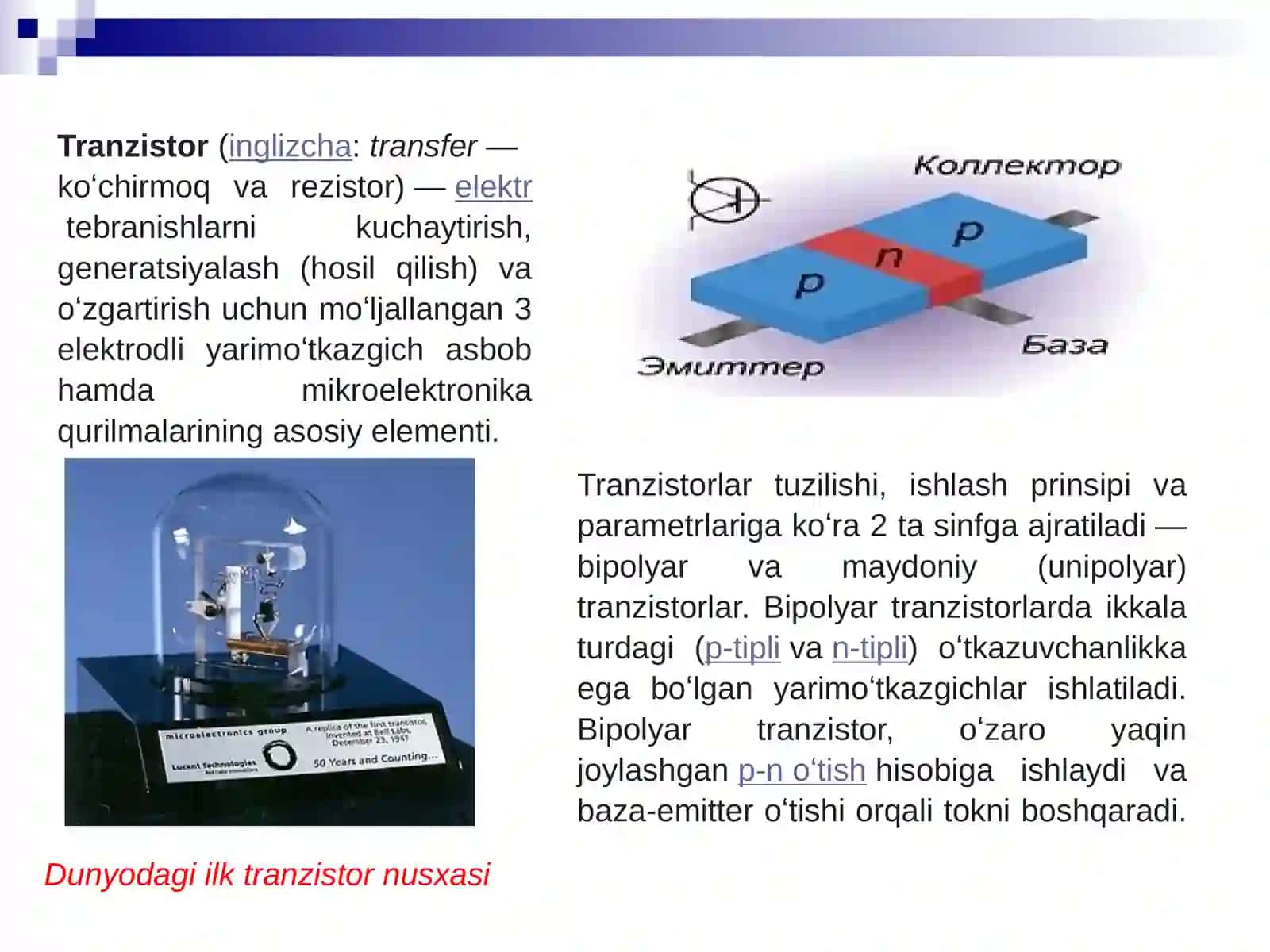 Bipolyar tranzistorlar 2