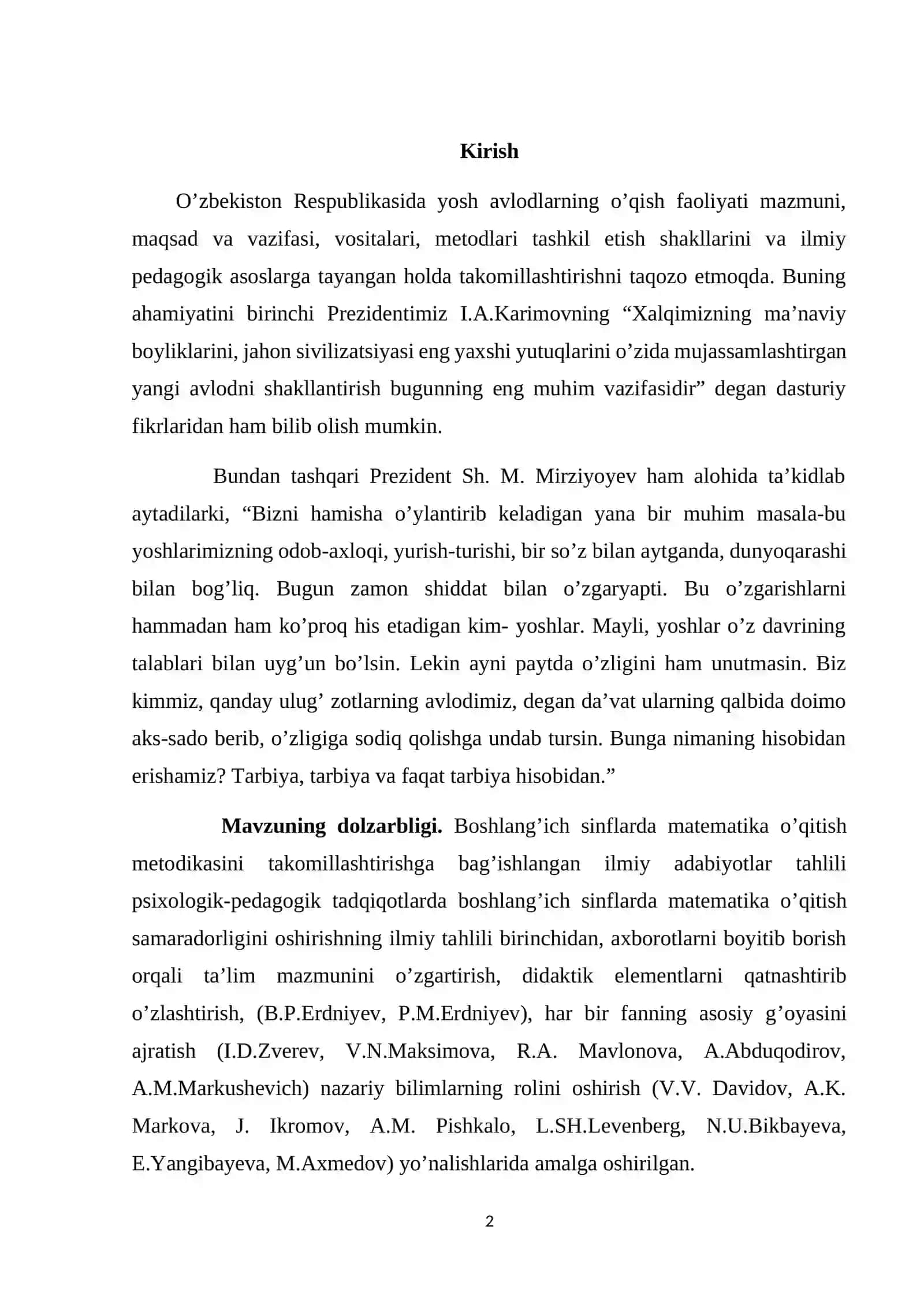 Boshlang‘ich sinflarda miqdor mavzusini o'rgatish metodikasi 2