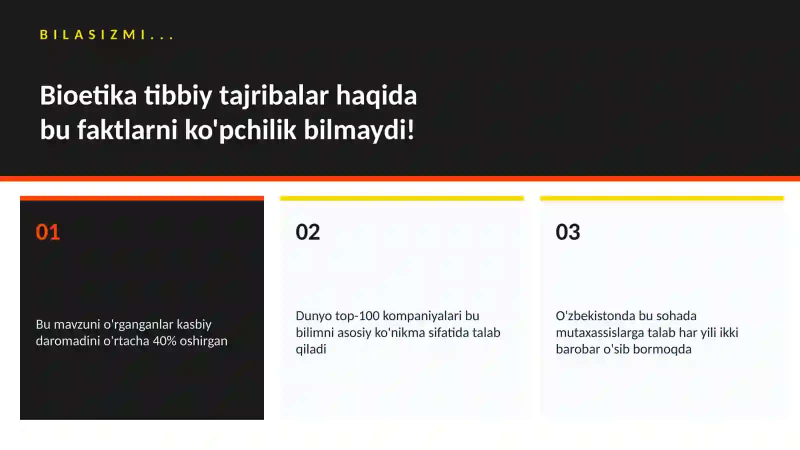 BIOTEXNOLOGIYA VA GENOMIKA 2