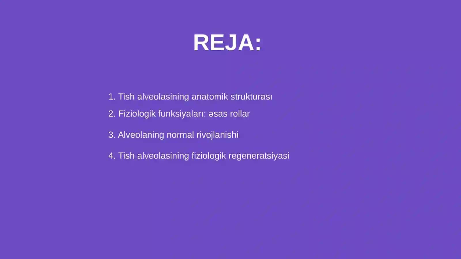 Tish alveolalarining fiziologik va reparativ regeneratsiyasi 2