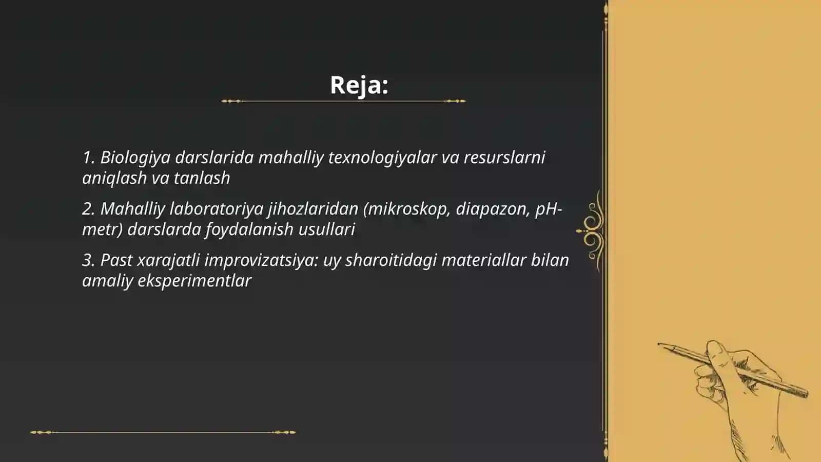 Biologiya darslarida lokal texnalogiyalardan foydalanish 2