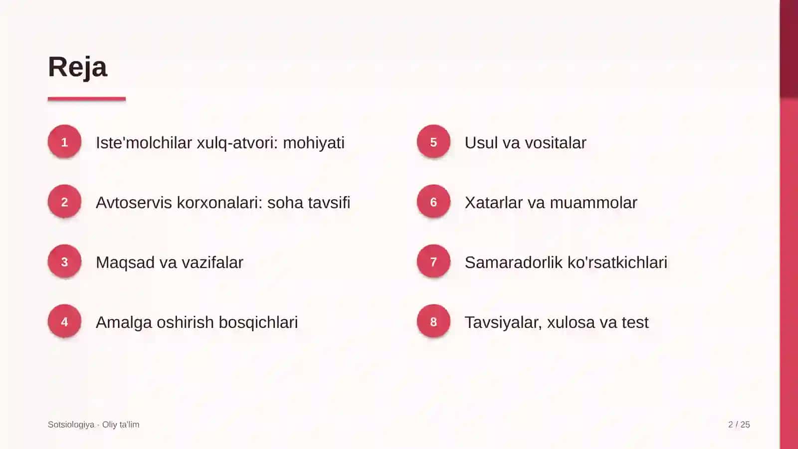 Avtoservis korxonalarida iste'molchilar xulq-atvori 2