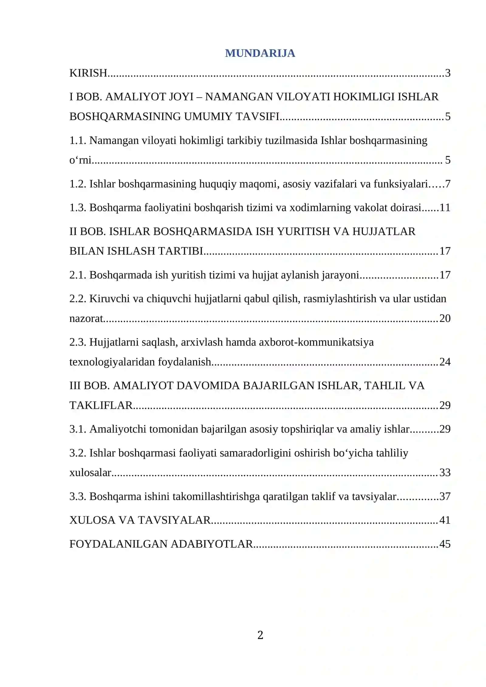 -Namangan viloyati hokimligida otalgan amaliyot hisobot 2