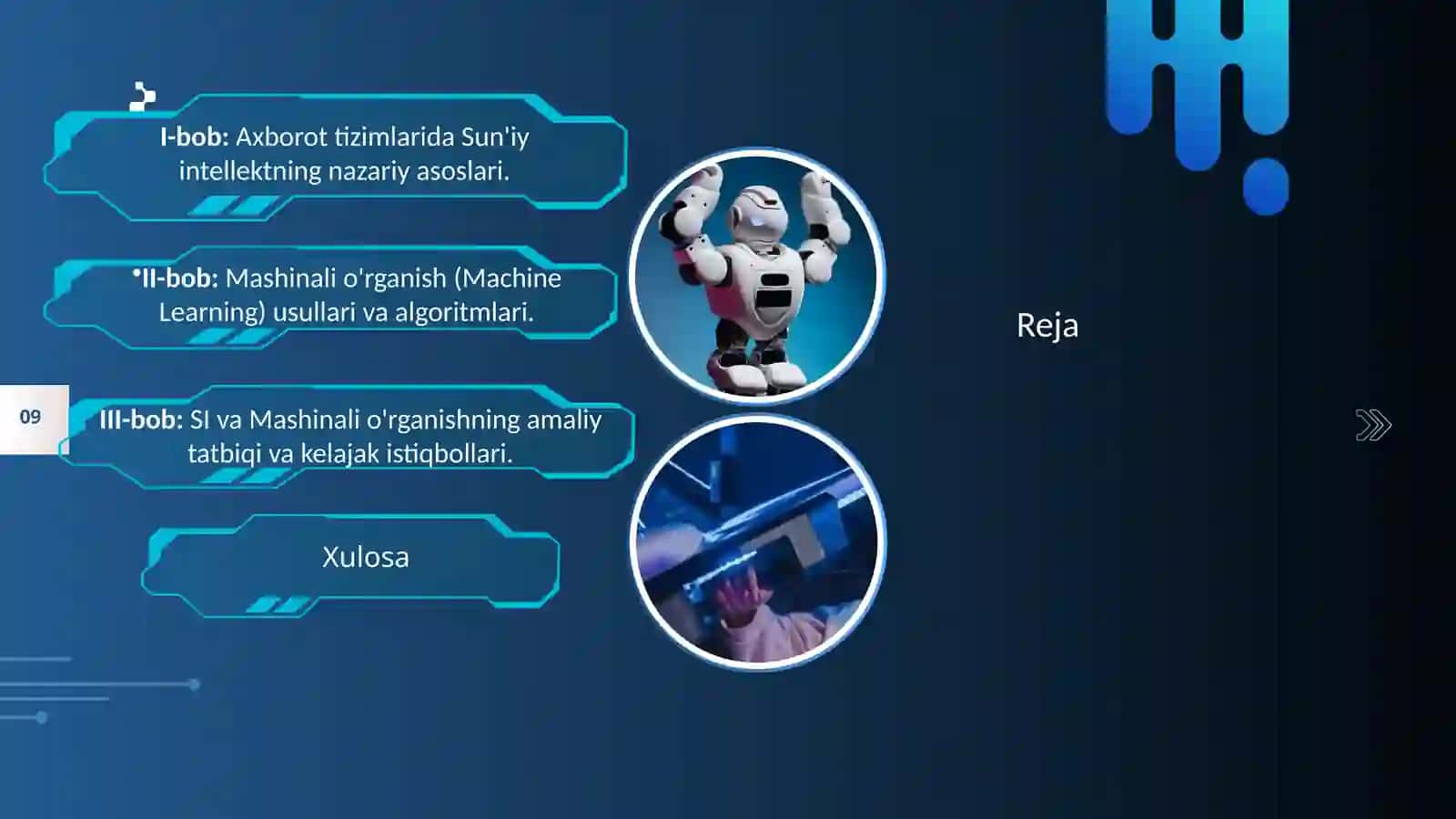 Axborot tizimlarida Sun'iy intellekt va mashina o'rganish 2
