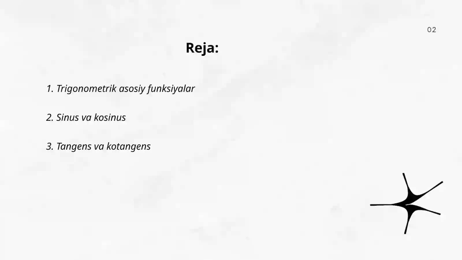 Trigonometrik funksiyalar 2