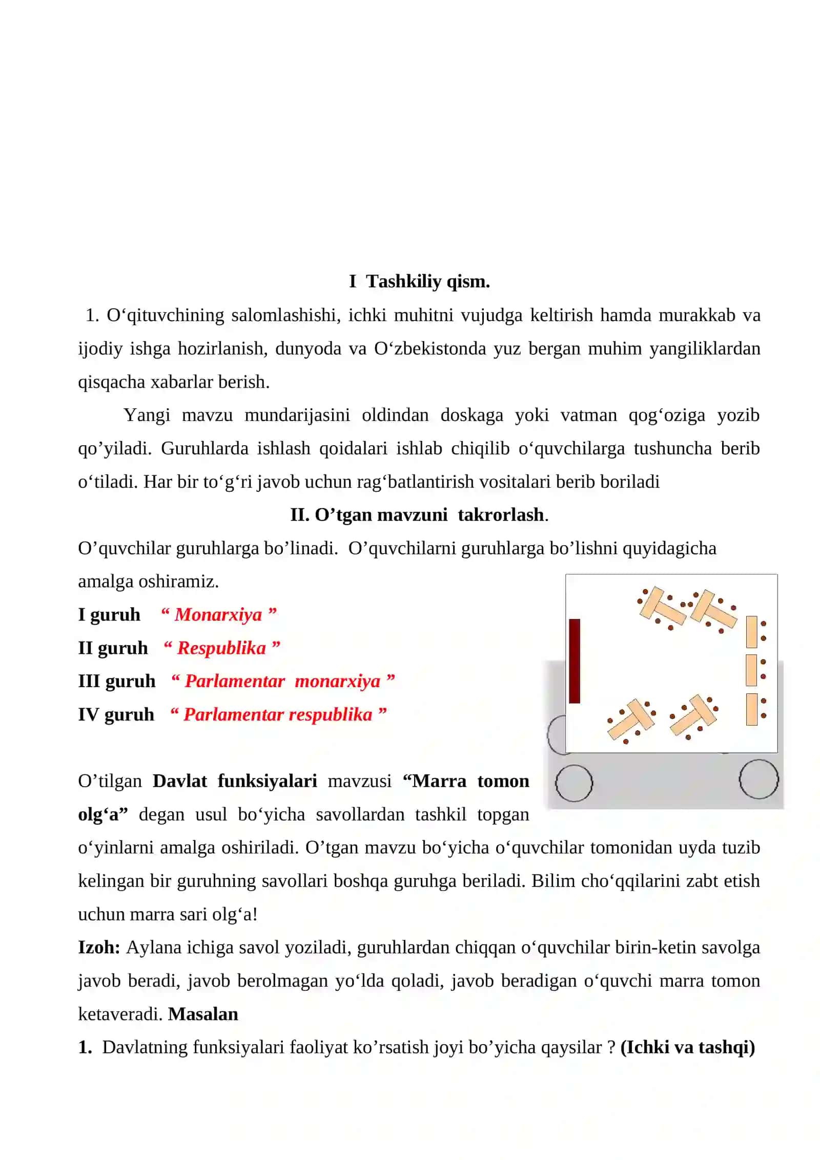 Davlatning boshqaruv shakli 2