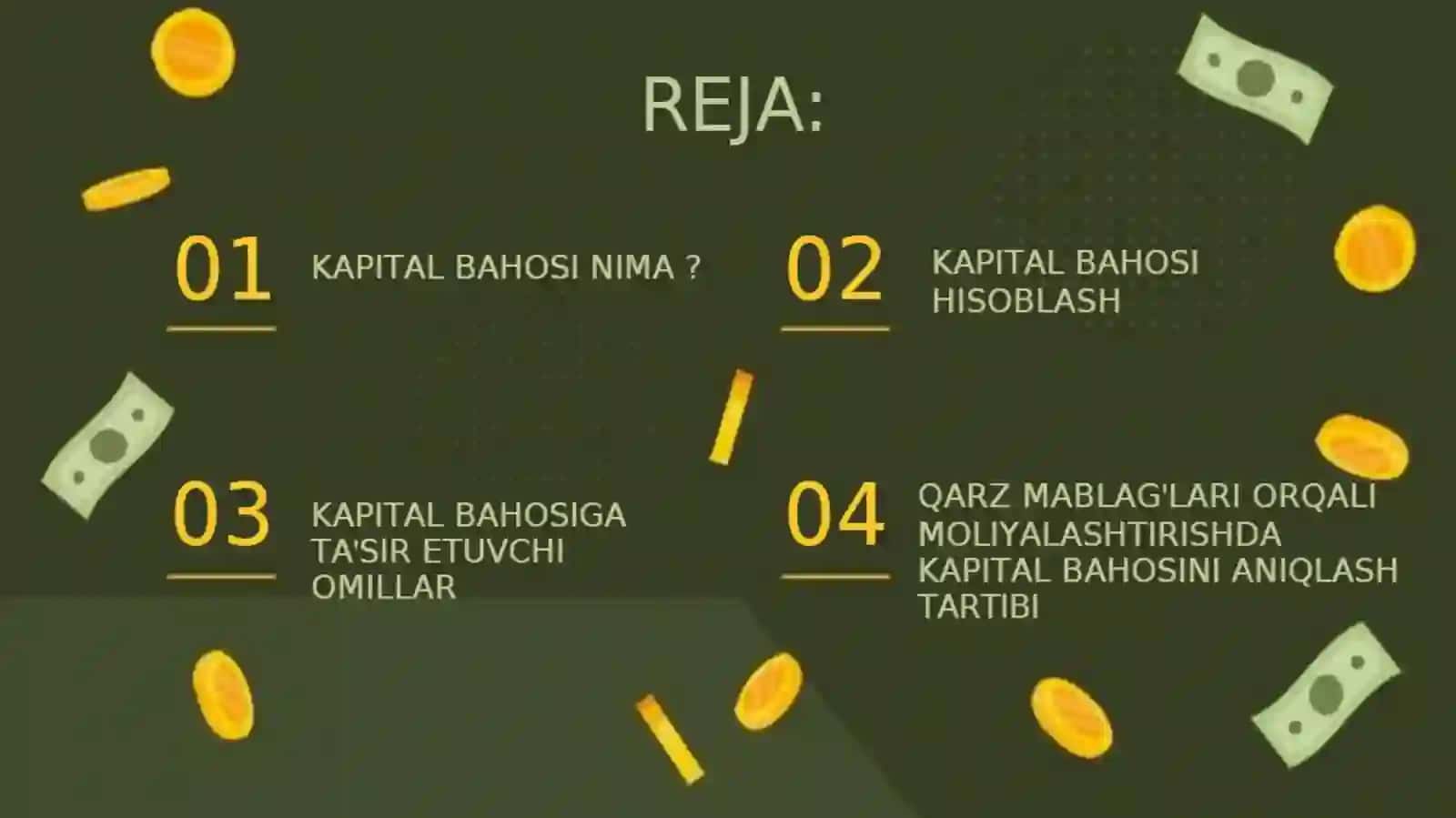 Kapital bahosi. 2