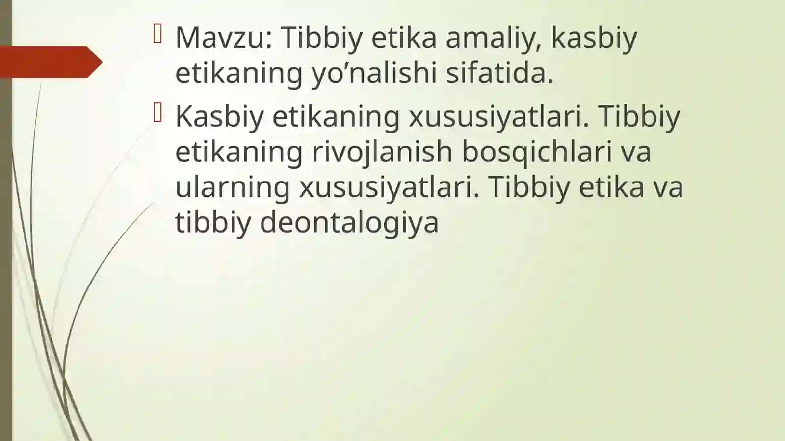 Tibbiyetika 2