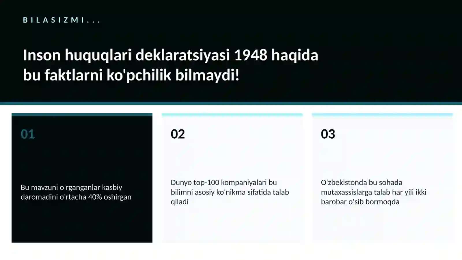 Inson huquqlari deklaratsiyasi 1948 2