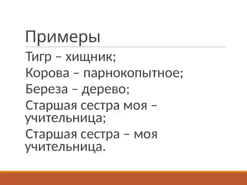 Тире ставится в предложениях с составным именным сказуемым, между подлежащими и сказуемым 2