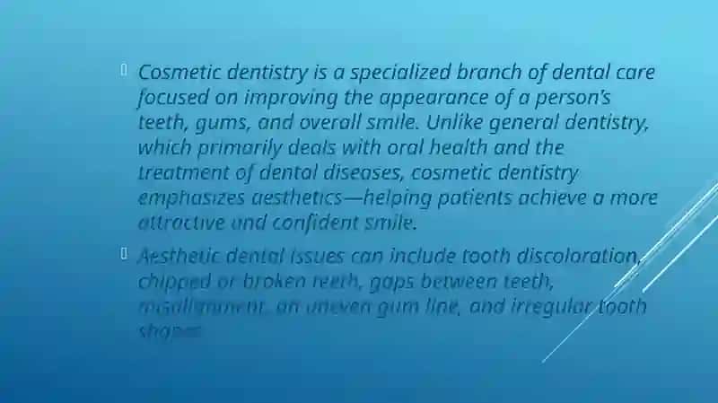 Cosmetic dentistry 2