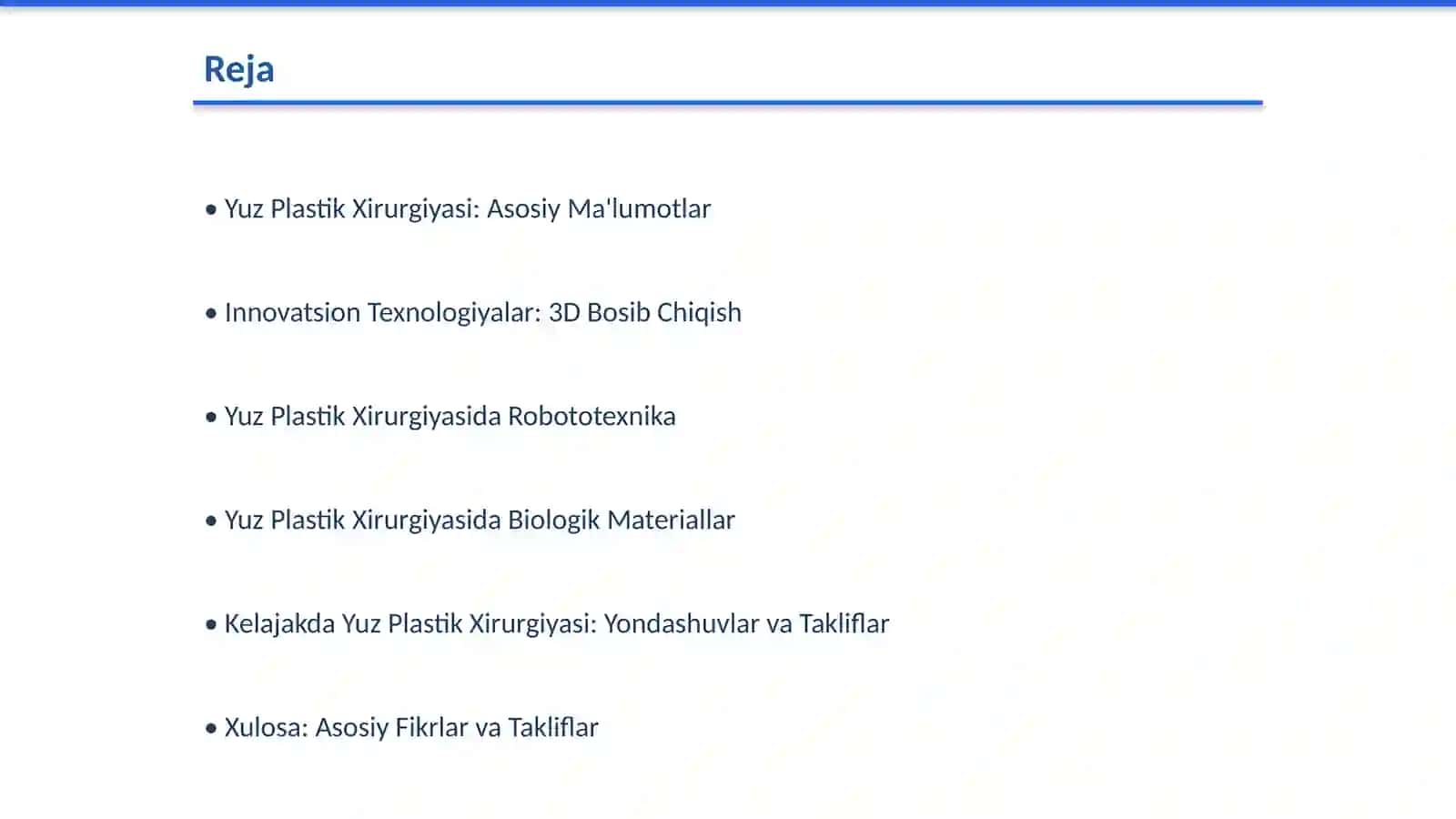 Yuz Plastik Xirurgiyasidagi Innovatsiyalar 2