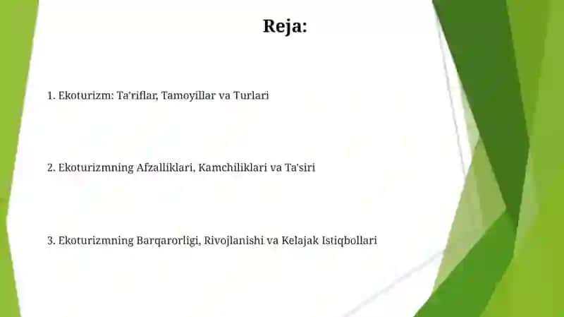 Ekoturizm turlari 2