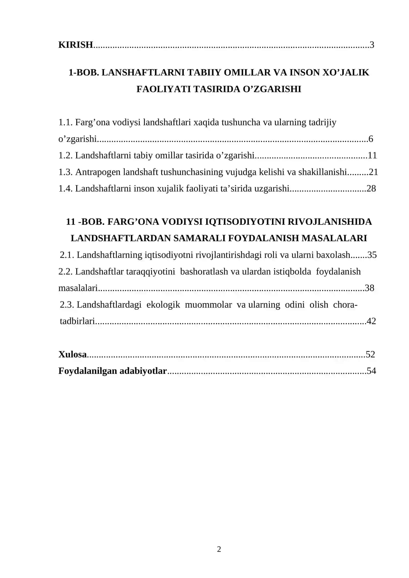 FARG’ONA VODIYSI LANDSHAFTLARIDAN SAMARALI FOYDALANISH MASALALARI 2