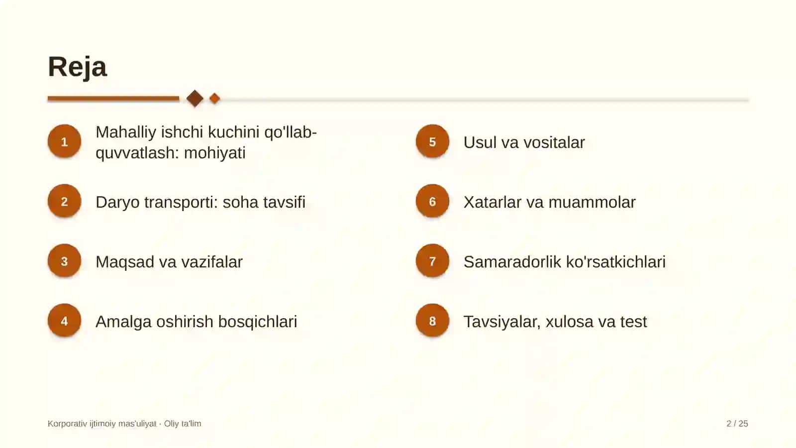 Daryo transportida mahalliy ishchi kuchini qo'llab-quvvatlash 2