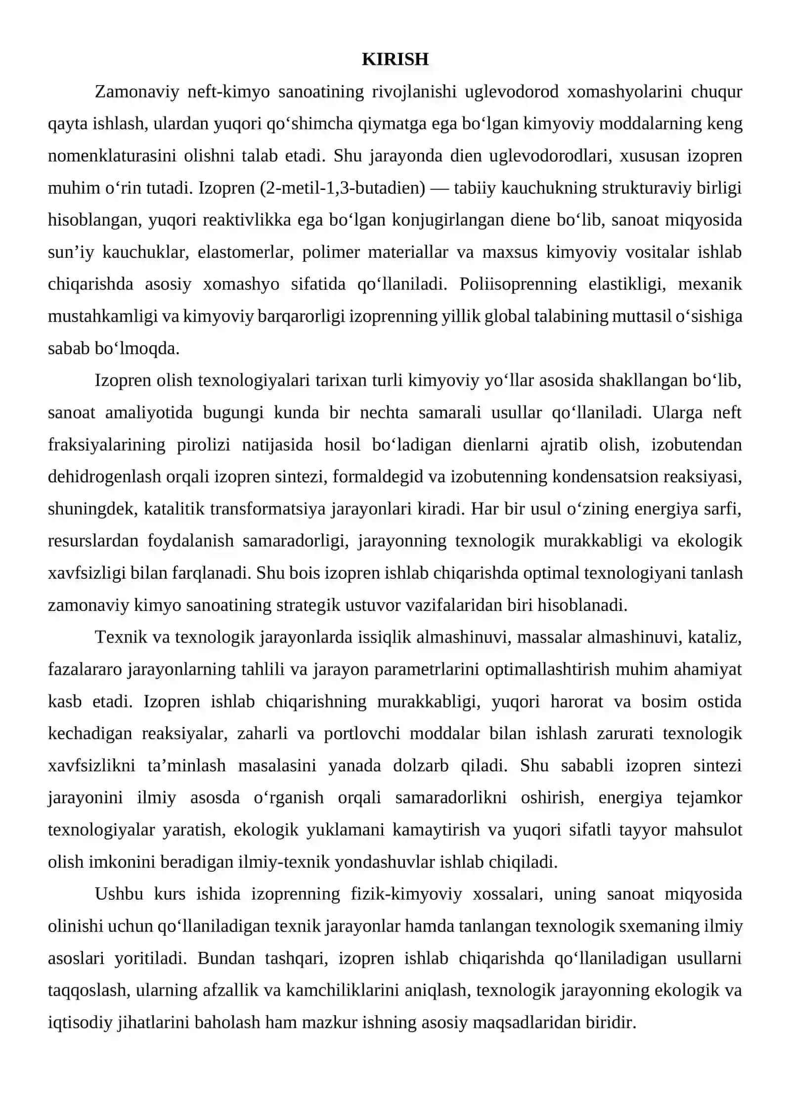 IZOPREN ISHLABCHIQARISH USULLARI 2