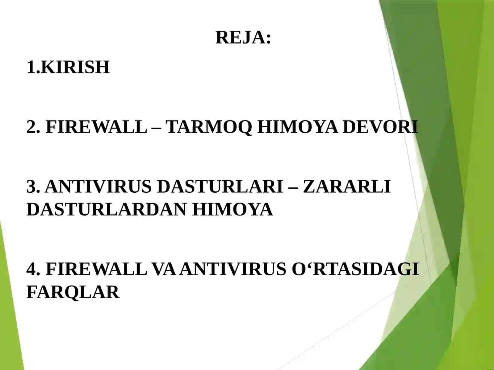 Firewall va antivirus dasturlari 2