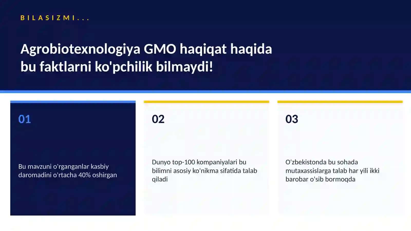 Agrobiotexnologiya GMO haqiqat 2