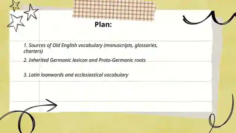 Vocabulary of the Old English period 2