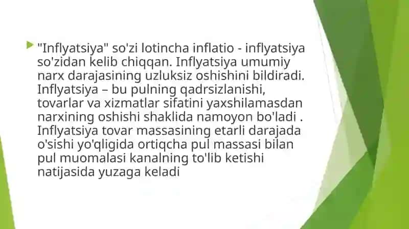 inflatsiya va deflyatsiya 2