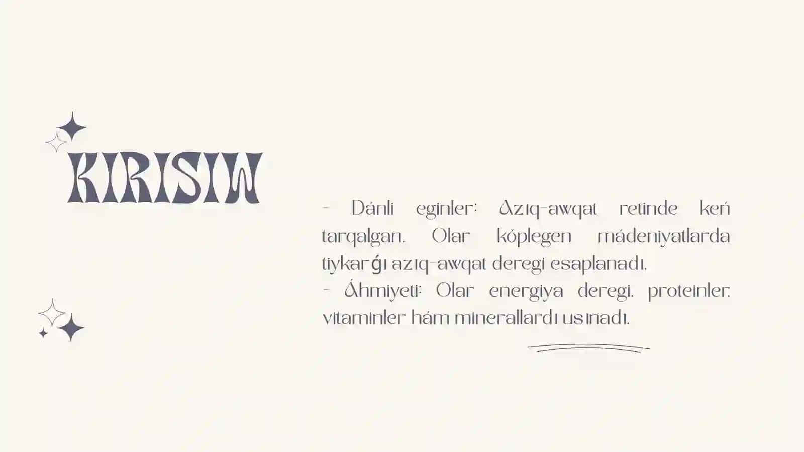 TURLI EGINLERDIŃ XIMIYALIQ QURAMI HÁM OLARDIŃ TURLI TARAWLARDA PAYDALANIW 2
