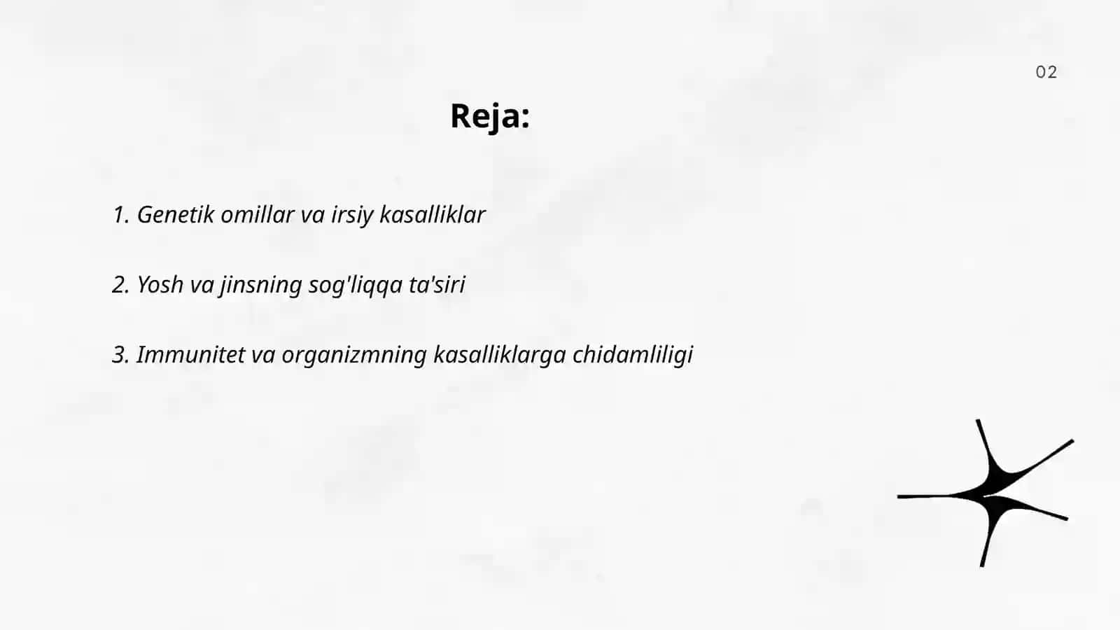 Salomatlikning biologik va ijtimoiy omillari 2