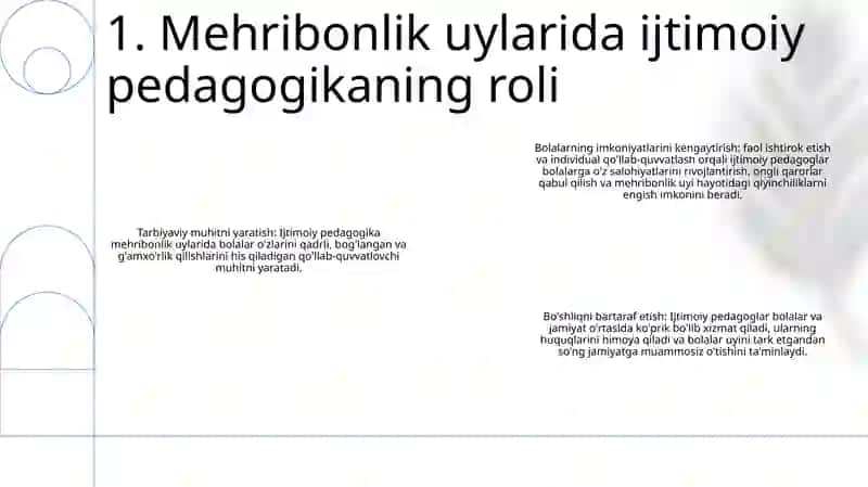 Mehribonlik Uylaridagi Ijtimoiy Pedagogik Faoliyat 2