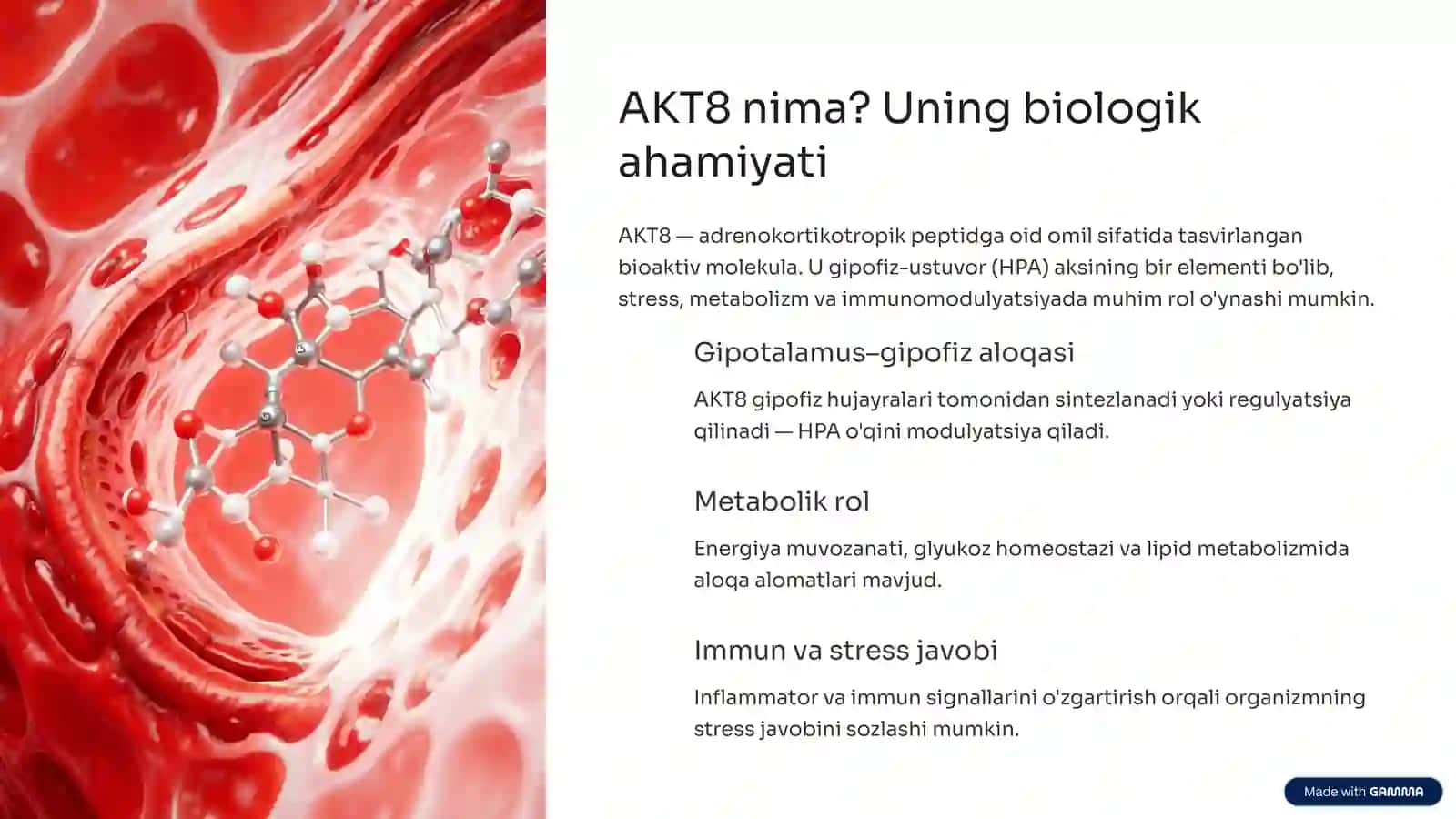 Adrenokortikotrop (AKT8) sintezi ta'siri: Keng qamrovli tahlil 2