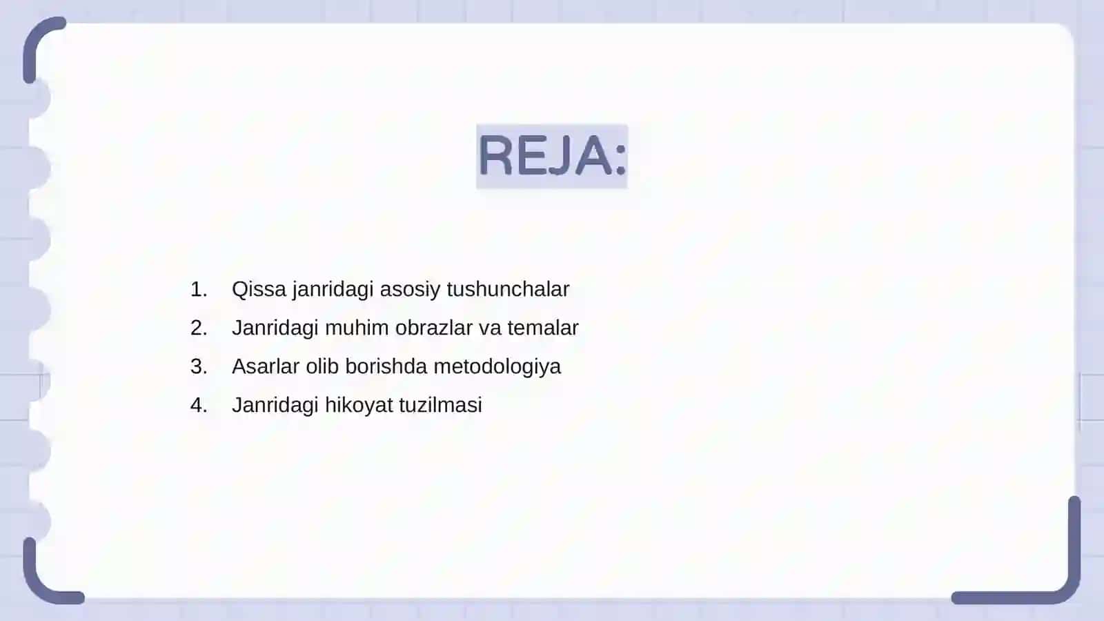 Qissa janridagi asarlar tahlili 2
