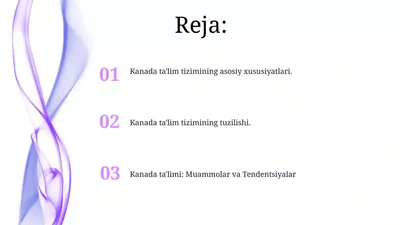 Kanada ta'lim tizimining asosiy xususiyatlari 2