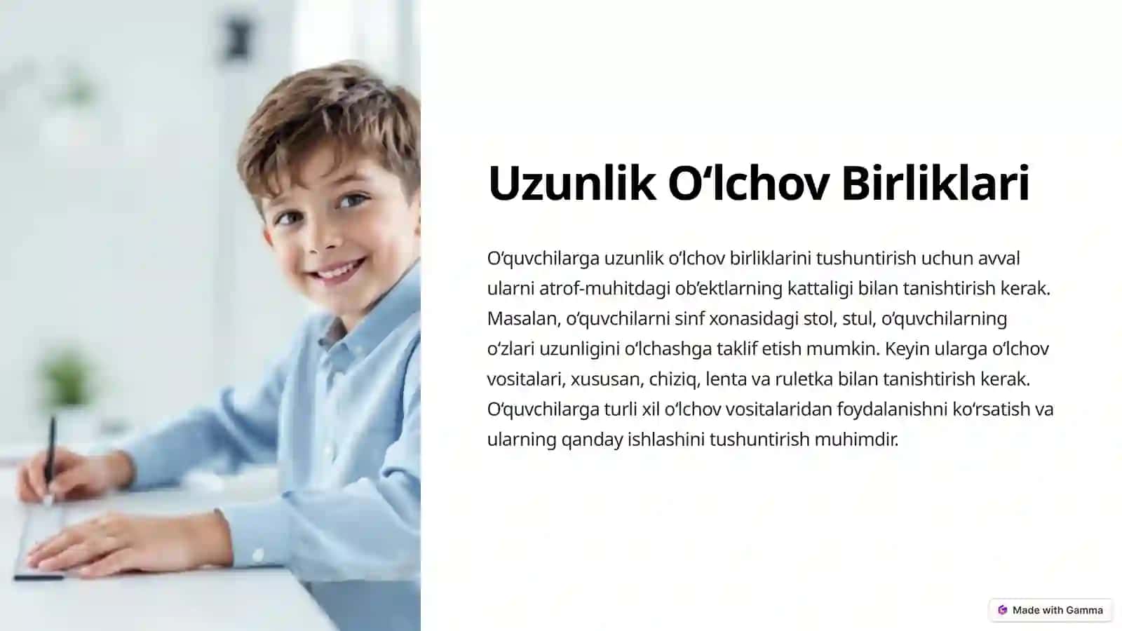 Uzunlik, Yuza, Hajm va Vaqt Birliklari: Massa va Sig‘im O‘lchov Birliklarini O‘rgatish Metodikasi 2